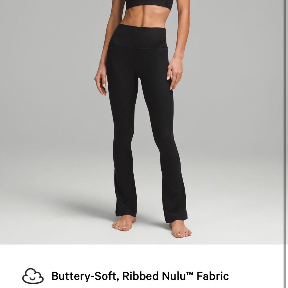 Lululemon Align Ribbed Mini-Flare Pant Extra Shot size 2